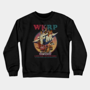 WKRP RADIO FM -VINTAGE RETRO STYLE Crewneck Sweatshirt